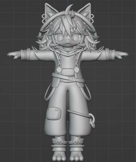 helices 3d kemono|Twitter.